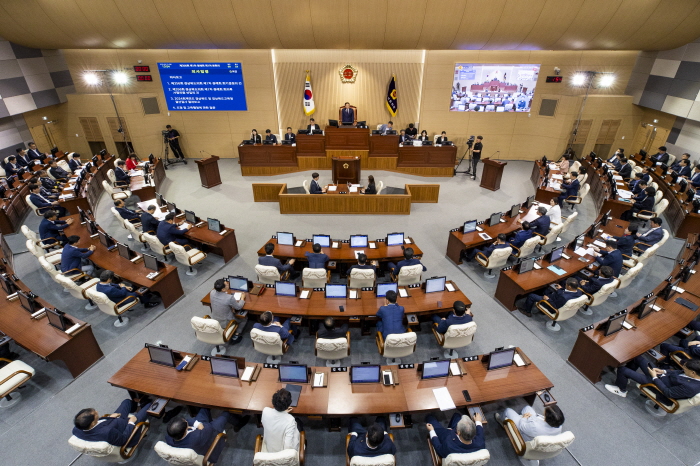 경북도의회, 제12대 마지막 임시회 개회