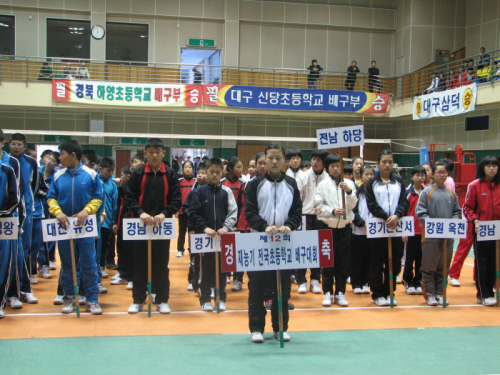 제12회 재능기 전국초등학교 배구대회전국 배구 꿈나무들..