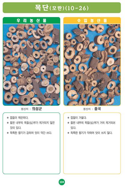 [포토소식]우리농산물 구별법 '목단(모란)'