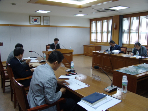경산시 지방건축위원회 개최중방지구 아파트 배치, 정평동..