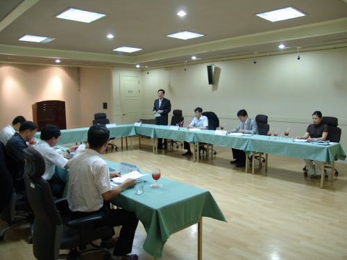 대학도시 선포식 간담회 개최행사 개최일 및 진행비, 프..
