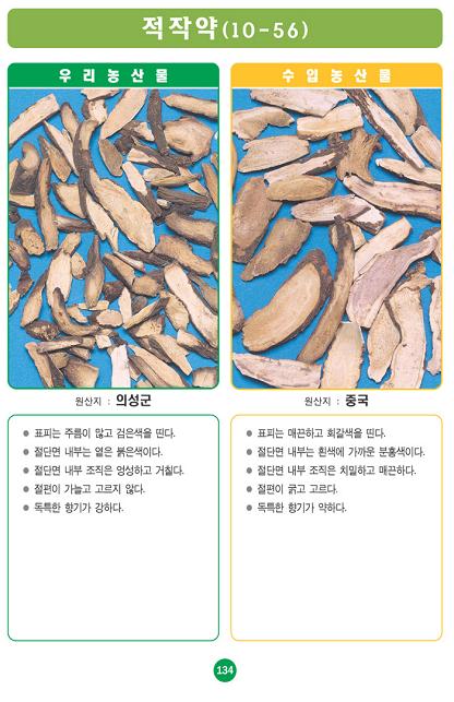 [포토소식] '적작약'사진으로 알아보는 우리농산물 구별..