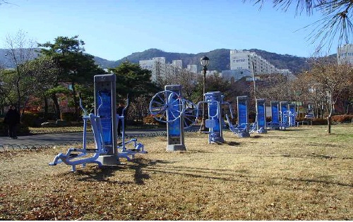 서부1동 헬스형 체육시설 조성옥산근린공원내 총 8종 1..