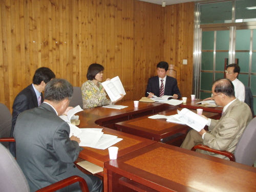 경산교육청 학교평가 위원 협의회 가져학교 평가 지표 5..