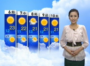 [경산지역 주간 날씨]비 소식 없이 맑은 날씨...기온..