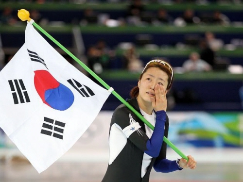 여자 500ｍ 스피드스케이팅 ‘금메달’ 1,2차 레이스..
