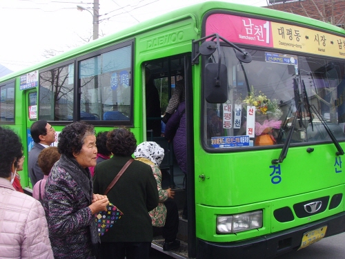 남천 산전리에 시내버스 운행된다! ‘남천1번’ 1일 4..
