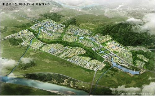 경북개발공사, 도청이전사업 시행경북도, 사업시행자 지정..