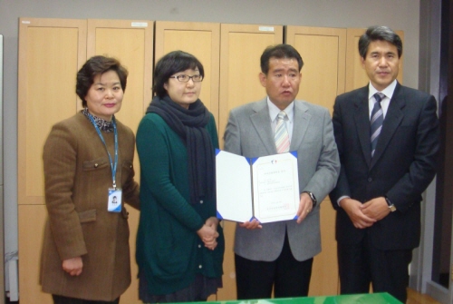 아가사랑후원회, 난치성질환 유아 후원 관내 김모 군 위..