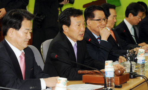 “대통령 사과 없이 임시국회, 못한다!” 손학규, 당 ..