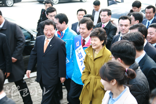 박근혜 , 평창 유치특위 활동에 이목 '강원도의 꿈은 ..