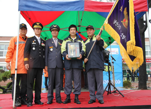 경산의소대, 소방경연 종합 우승! 경산의소대연합 소방기..
