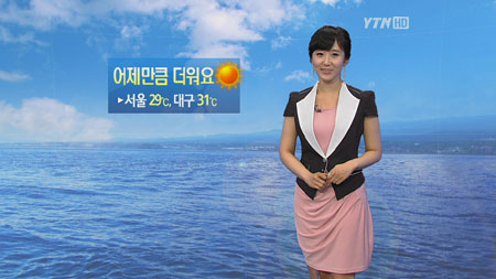 당분간 더위 계속...주말에 비  [경산지역 주간 날씨..