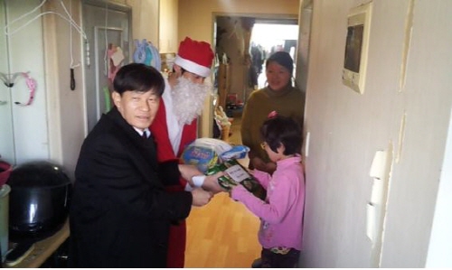 경산역, 성탄절 온정의 손길 관내 저소득 장애아동들에게..
