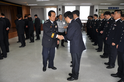 경산署, 인사발령 신고식 가져 2013년 상반기 인사발..