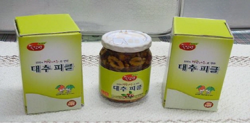 경산대추 ‘조청·피클’ 특허등록 대추 우수성 입증, 대..
