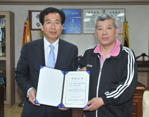 경산노점상발전협, 장학금 쾌척 어려운 형편에도 지역인재..