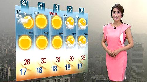 이번 주 30도 안팎의 한여름 더위 [경산지역 주간 날..