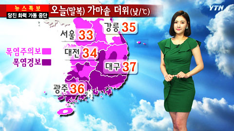폭염·열대야 지속...비 소식 없어 [경산지역 주간 날..