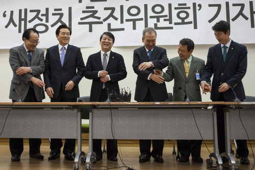 안철수 '새정치 추진위' 위원장 발표 박호군.윤장현.김..
