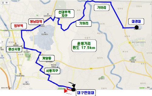 경산, 3월부터 시내버스 노선 조정 소외지역 및 혼잡노..