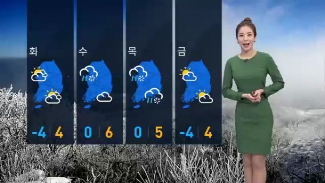 한파 없이 포근...화~수요일 눈/비 [경산지역 주간 ..