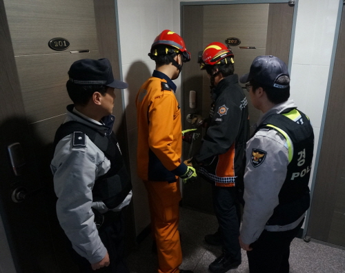 가정폭력 현장대응 강화 FTX 실시 경찰-소방서-여성센..