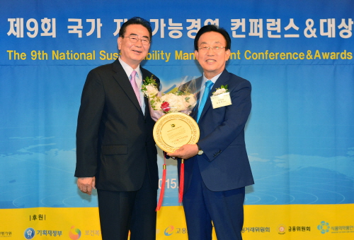 김관용 지사 ‘국가 지속가능경영 대상’ 새로운 미래가치..