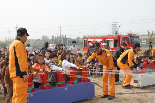 경산 어린이 119안전체험 축제 열려 지역 어린이집·유..