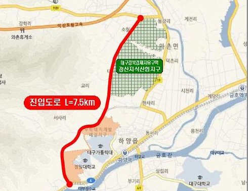 ‘남산~하양 간 국대도’ 예타 통과 시가지 차량 정체 ..