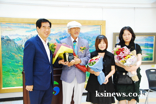 한국미술의 거장, 고향서 첫 전시회 진량 출신 조규석 ..