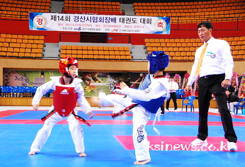 경산시협회장배 태권도대회 열려 지역 유·초·중·고·일반..