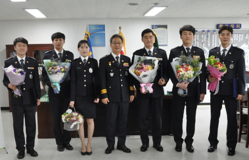 경산경찰서, 승진임용식 가져 경감 1명, 경사 3명, ..
