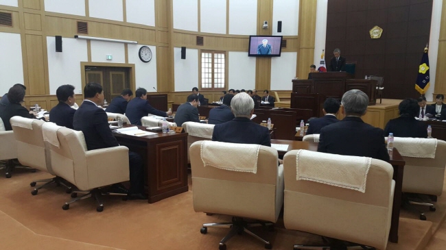 시의회, 내년도 예산안 심사 돌입