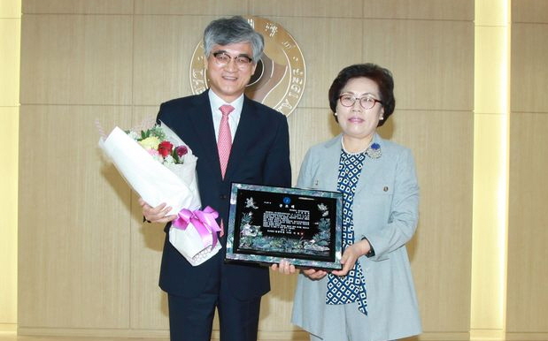 교육감 출마 홍덕률 대구대 총장, 이임