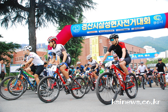 전국 MTB 동호인들 경산에서 ‘힘찬 레이스’