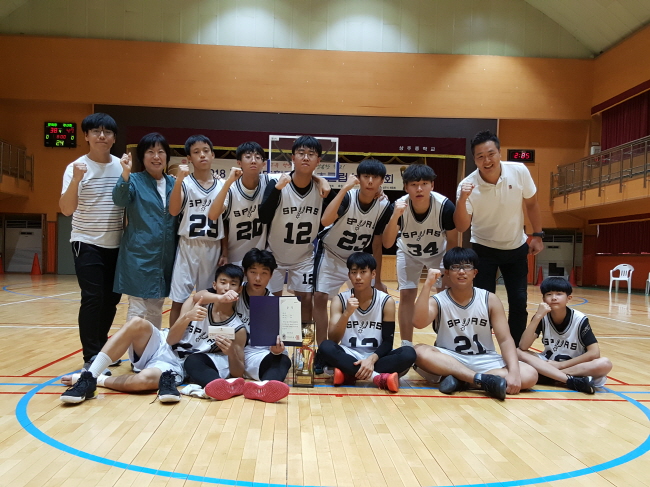 장산중, 경북학교스포츠클럽대회 우승