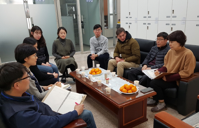 시청 직협, 읍·면·동 순회 간담회 가져