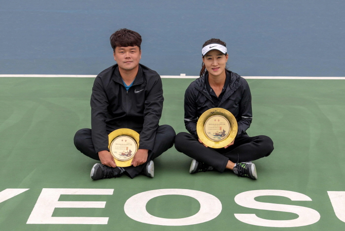 경산시청 테니스팀, 여수오픈테니 1위