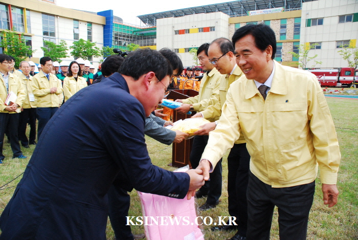 경북도·경산시, 특수학교 재난대응훈련