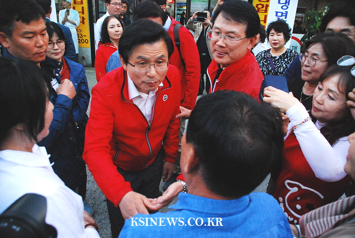 황교안 자유한국당 대표, 경산 방문 