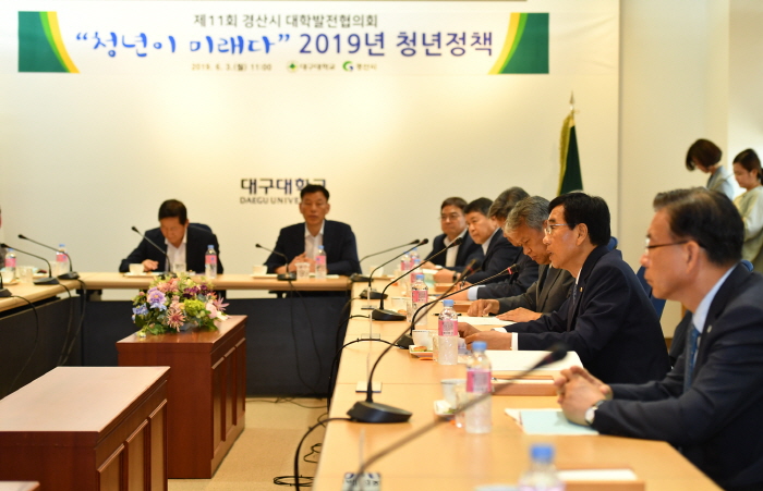 경산시와 지역 대학 “청년이 미래다”