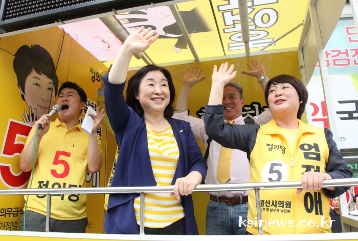 엄정애 시의원, 정의당 도당위원장 출마