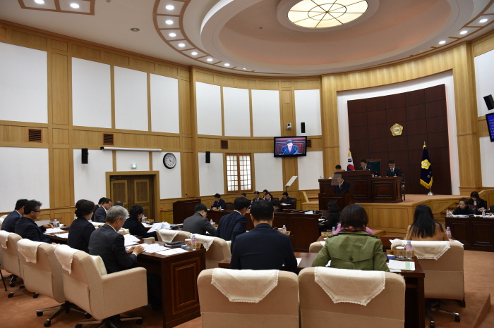 시의회, 내년도 예산안 심사 돌입
