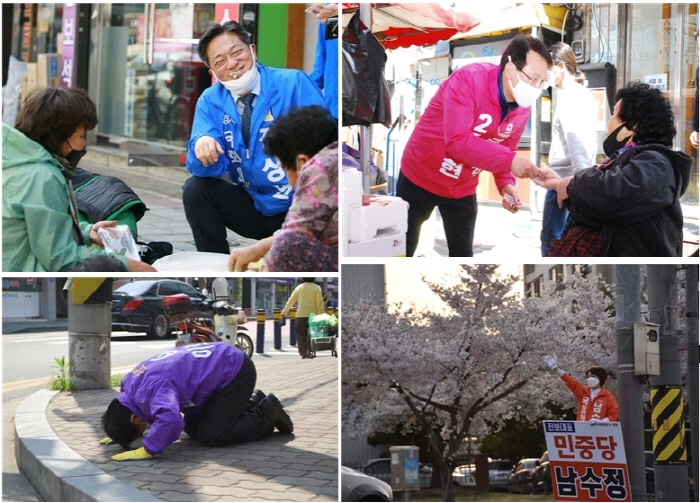 총선 후보들, 첫 주말 표심잡기 ‘총력’