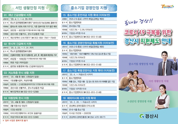 市, 9일부터 소상공인 지원사업 접수