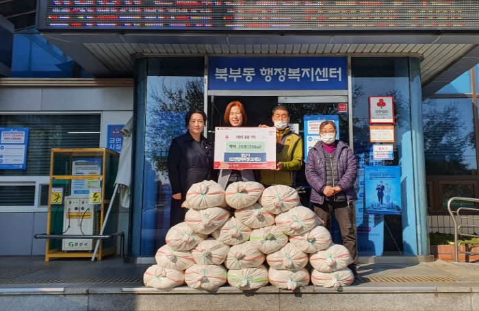 경산 82연합회, 사랑의 쌀 기탁 