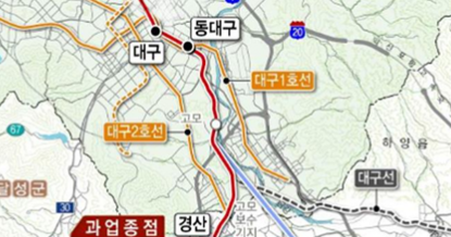 ‘구미~대구~경산’ 광역철도, 2023년 말 개통