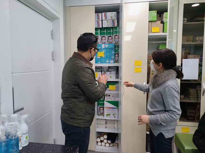경산, 유치원·학교 코로나19 방역물품 점검