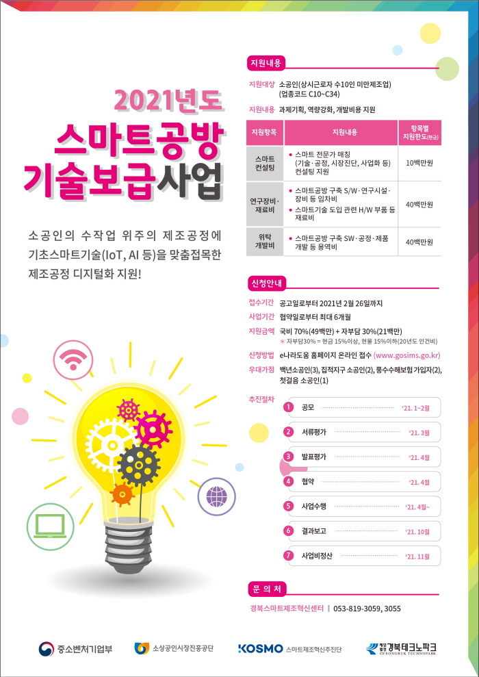 스마트공방 구축 대상 소공인 모집